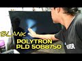 CARA SERVIC TV LED POLYTRON LAYAR BLANK LAMPU LATAR MENYALA, PLD50B870/W