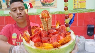 Hidden Mexican Dessert in NYC | Epic Watermelon feast \u0026 Food review at Nieves Tia Mimi