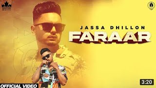 Faraar : Jassa Dhillon (Official Video) Gur Sidhu | Latest New  Punjabi Song 2020