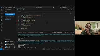 Python-How to Debug a program in visual studio code using breakpoint(in tamil)