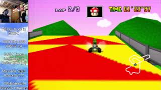 Mario Kart 64 Royal Raceway NSC flap in 47.10 (NTSC)