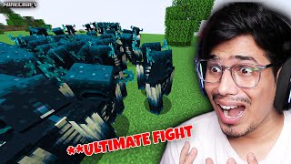 All Youtubers VS Warden In Minecraft 😱