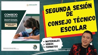 SEGUNDA SESIÓN ORDINARIA DE CTE | MATERIALES Y VIDEOS | PASO A PASO @EdgarValladares