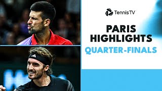 Djokovic Battles Rune; Tsitsipas Plays Khachanov; Rublev Features | Paris 2023 Day 4 Highlights