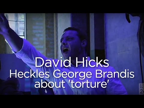 David Hicks at human rights awards night