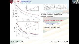 Materials Day 2021 Science & Technology of the Casimir Effect - Session #1