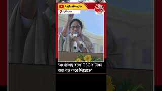 ‘সংখ্যালঘু বলে OBC-র টাকা ওরা বন্ধ করে দিয়েছে’: Mamata Banerjee | Aaj Tak Bangla