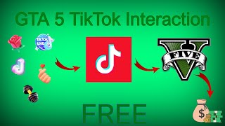GTA 5 TikTok Live Interaction Tutorial | FREE |2023| #tiktok #tiktoklive #interactive #integration