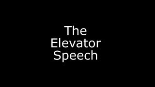 Elevator Speech