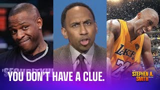 “You don’t have a damn clue.” Stephen A replies to Rashad McCants