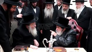 Viznitz Rebbe Visits Biala Rebbe | האדמו”ר מויז’ניץ בביקור אצל אדמו”ר מביאלא