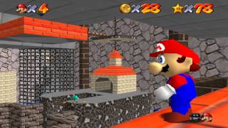 Super Mario 64 Walkthrough - Course 11 - Wet Dry World