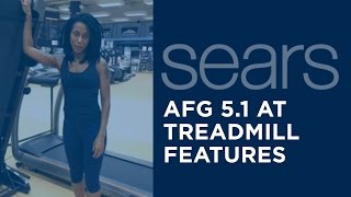 AFG 5.1 AT Treadmill Features - Slip-Resistant Side Rails