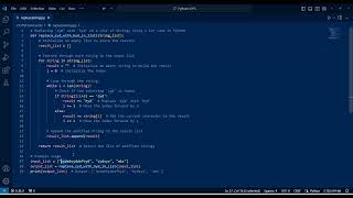 Replacing ‘cyd’ with ‘hyd’ in a List of Strings Using a For Loop in Python w/o built in functions.