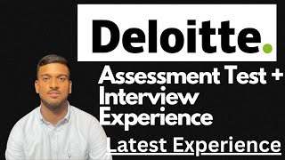Deloitte Assessment Test + Interview Experience | Selection Pattern & Syllabus 🔥🔥