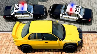 Hiding from the POLICE on a ROOF! (BeamNG)