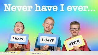 NEVER HAVE I EVER Challenge | EMBARRASSING | Family Friendly Video | Funny Kids React to Card Game