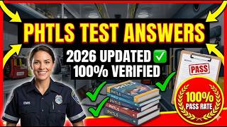 PHTLS Pre & Post Test: Pass on Your First Try with This Ultimate 2026 Study Prep Guide