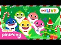 Trực tiếp 🔴 Chúc mừng Giáng Sinh 🌲 Chơi với gia đình Cá mập con 🦈 Baby Shark Pinkfong Nhạc thiếu nhi