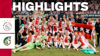 CUP WINNERSSSSSSS 23/24 🏆 | Highlights Ajax Vrouwen - Fortuna Sittard | Dutch Cup