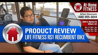 Life Fitness RS1 Recumbent Bike Product Review - Gilbert Arizona - At Home Fitness Super Stores