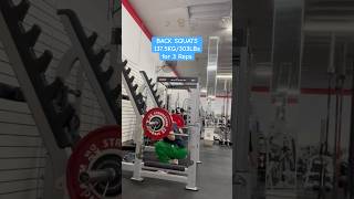 BACK SQUAT Triple 137.5KG/303LBs