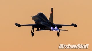 F-5 Freedom Fighter Sunset Flybys - America's Freedom Fest 2018