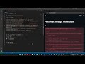 QR Code Generator Streamlit App | Python | Timelapse