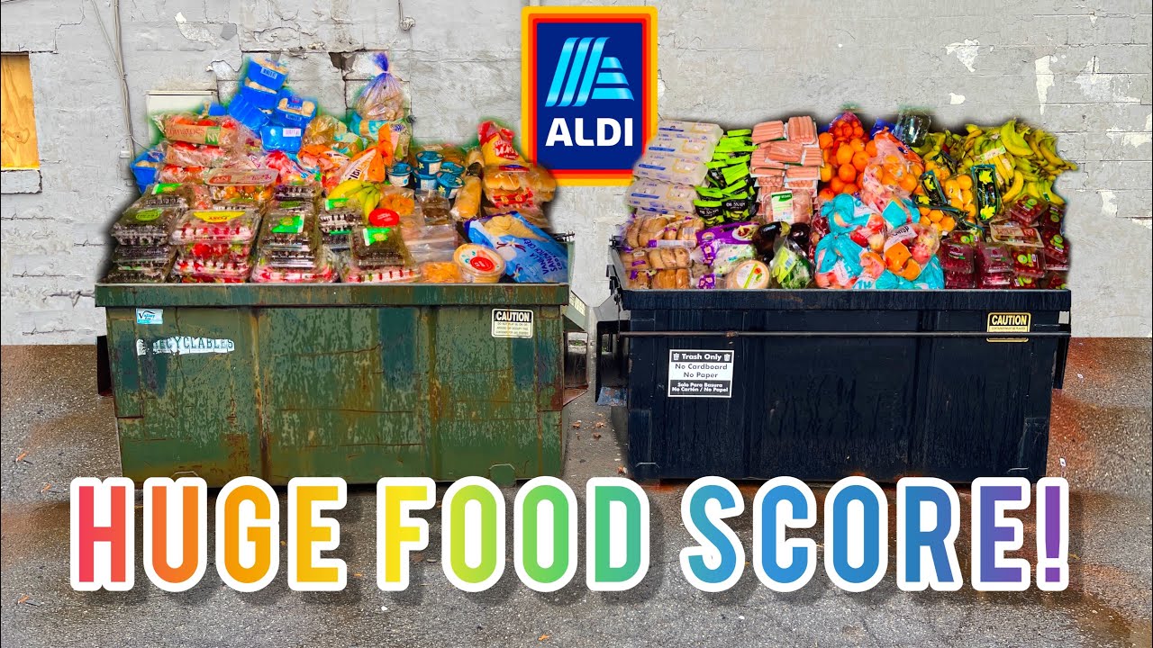 Dumpster Diving 3 Huge Aldi Scores Youtube