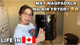 MAY NAGPADALA NG AIR-FRYER SAMIN! LIFE IN CANADA! 🇨🇦