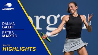 Dalma Galfi vs Petra Martic Highlights | 2021 US Open Round 1