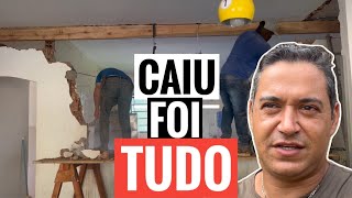 DERRUBEI AS PAREDES da CASA NO SÍTIO