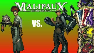 Malifaux 3rd edition lunchbreak battle report- McMourning vs Hoffman