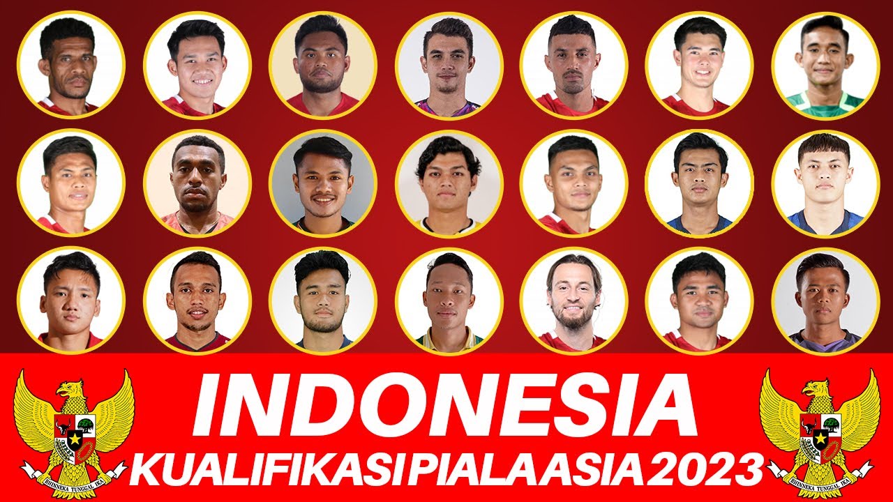 RESMI! Daftar Skuad Pemain Timnas Indonesia Kualifikasi Piala Asia 2023 ...