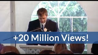 Best Brother Wedding Speech Kills Crowd (hilarious ending!)