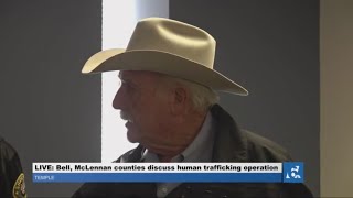 Bell Mclennan County Sheriffs Discuss Human Trafficking Operation