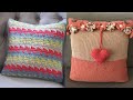 TOP 50 VINTAGE STUNNING ELEGANT MOST BEAUTIFUL EASY TRENDY CROCHET EMBROIDERY HANDMAID CUSHIONS