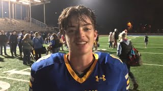 Fife QB Gannon Ginnis recaps win over White River