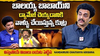 బాలయ్య ని డ్యామేజ్ చేయడానికి : Nandamuri Chaitanya Krishna Reveals Shocking Facts About Balakrishna