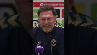 "Maybe Pep doesn't need to" 😂 | Hasenhüttl's funny answer to wanting more goals from his side