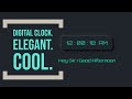 Build A Cool Digital Clock with HTML , CSS and JAVASCRIPT | For Beginners !