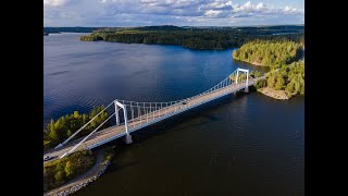 Sääksmäen silta, Valkeakoski, Mavic Air 2 (4k)