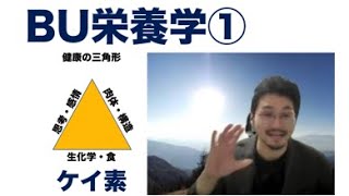 BU栄養学①ケイ素と健康の三角形