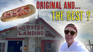 Trying The ORIGINAL 1929 Lobster Roll - Lobster Landing, Clinton CT