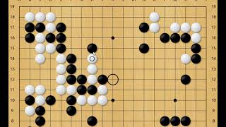 白棋如何利用黑棋左边的薄味进行牵制，吃到黑棋右边的棋筋