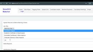 Strict Rule CV Screening — Smarter Candidate Filtering