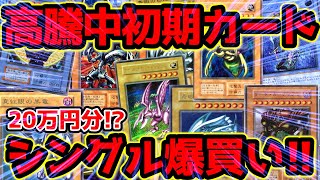 【 遊戯王 高騰 】懐かしの高額カードを20万円分購入！？今年最初のシングルカード紹介！！このカード達は最高に美しすぎるうううう！！！【 開封 初期 2期  レリーフ 福袋 ヒストリーアーカイブ 】