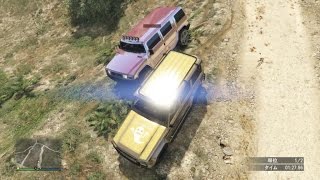 【オフロード】Grand Theft Auto V_GTA５でクロカン！4x4【OFF ROAD CROAL AND WHEEL 】パトリオット、ダブスタ2