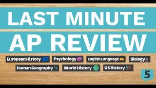 Last Minute AP Review - Fiveable Plus