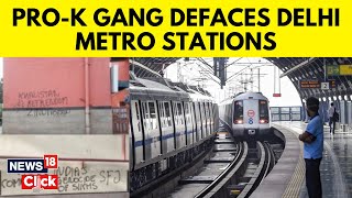 Delhi News Today | Ahead Of G20 Summit, Pro-Khalistan Messages Appear On Delhi Metro Stations